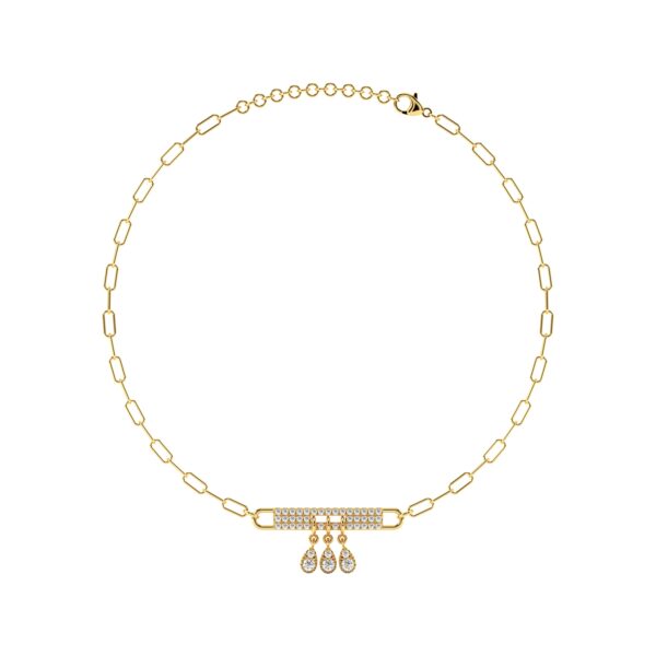 Midnight Ballroom Bar Necklace